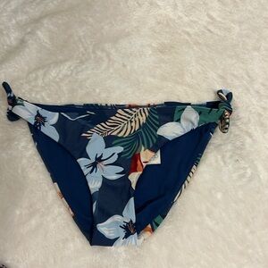 Floral Hollister swim bottoms.